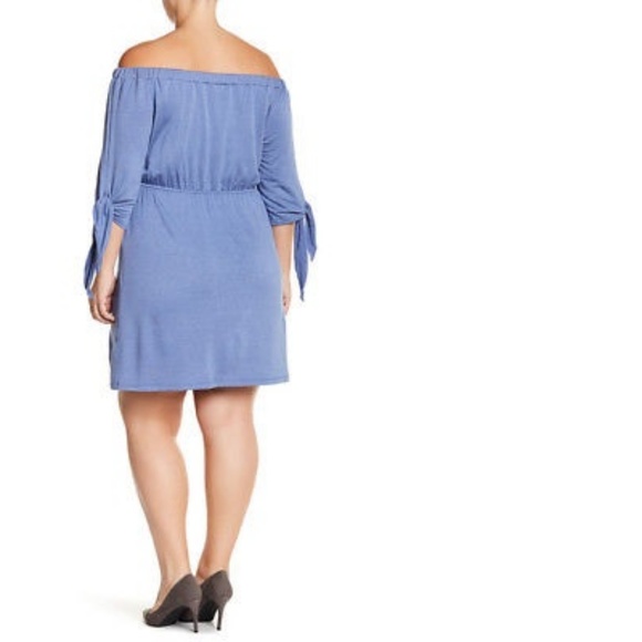 Vanity Room French Terry Off-the-Shoulder Dress - Picture 2 of 2